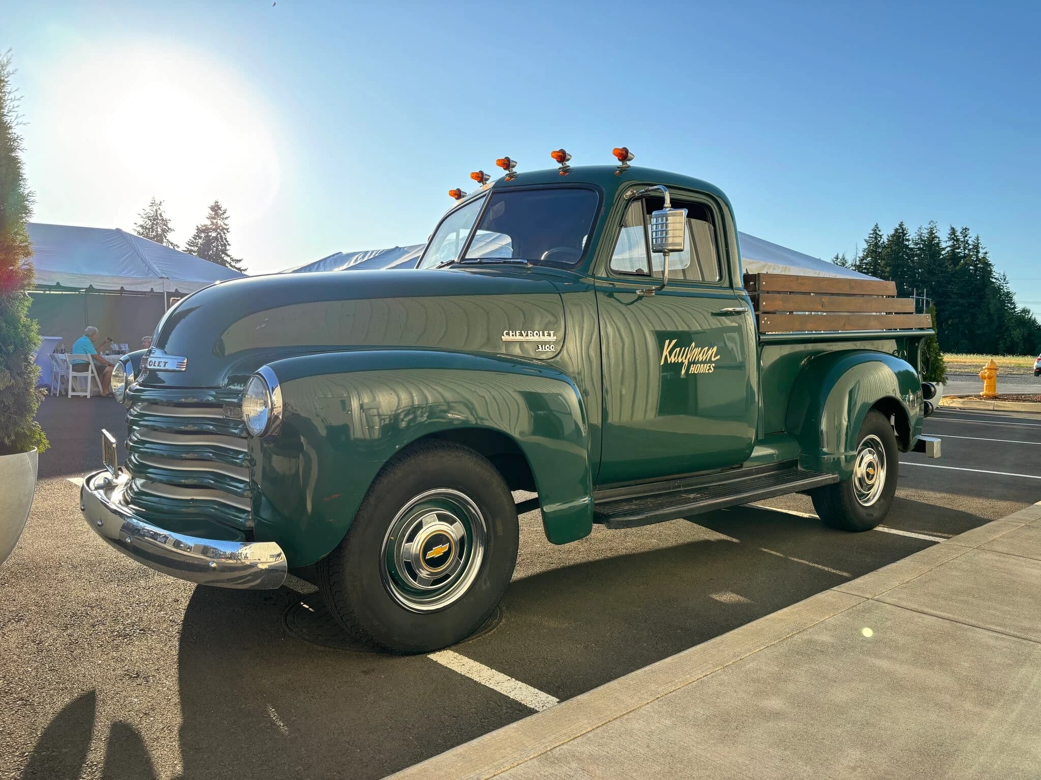 Duane Kaufman's truck, the truck that started Kaufman Homes